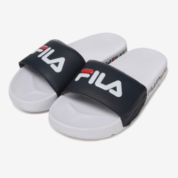 Fila Drifter Tape Kd - Poikien Sandaalit - Valkoinen/Laivastonsininen | FI-58635